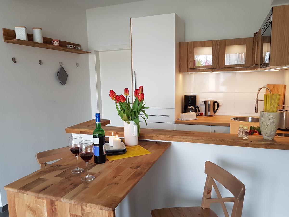 Apartment Zum Strand Wendisch Rietz Esterno foto